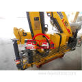foldable boom crane mounted on truck